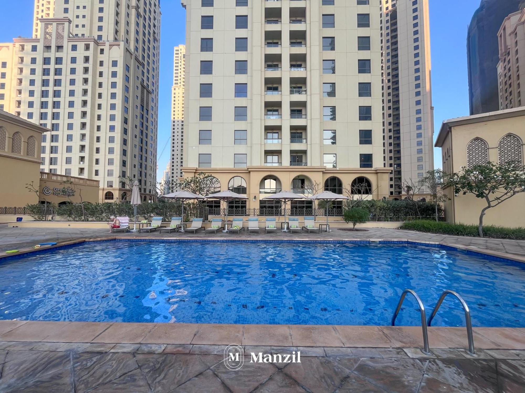 Lux 3Br W Maids Apartment In Jbr Near Top Attractions Dubai Exterior foto